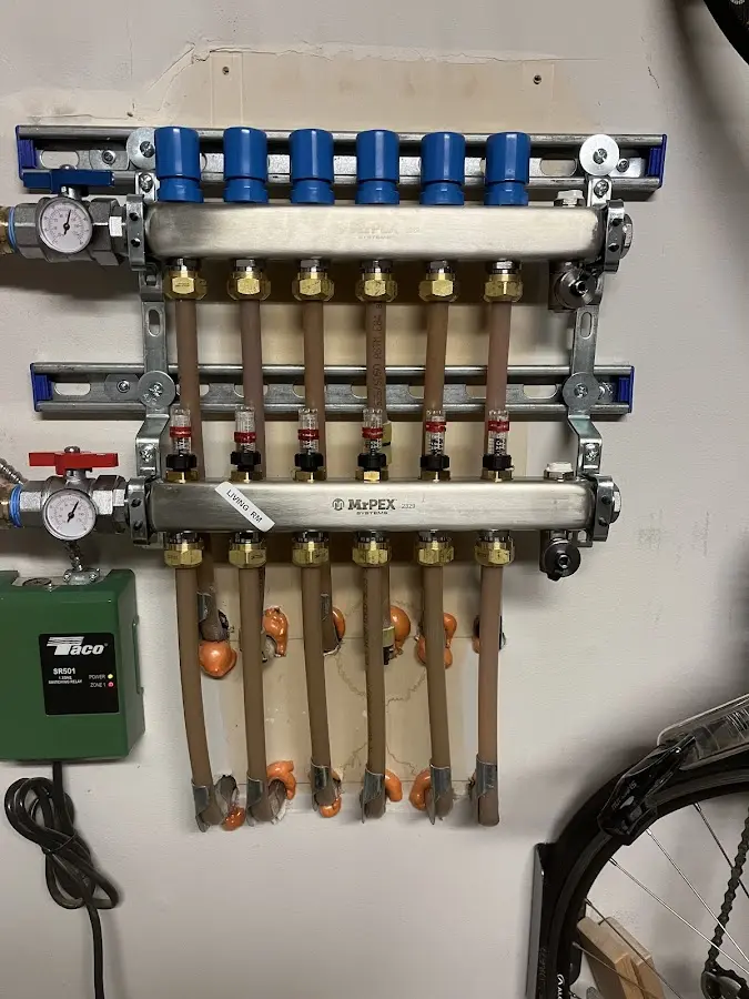 Plumber performing Leak Detection at a residential property in Welsh